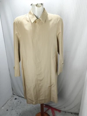 Articolo e1939 cappotto/trench uomo Aquascutum beige, taglia L, ascelle 59cm, sp - Immagine 1 di 4