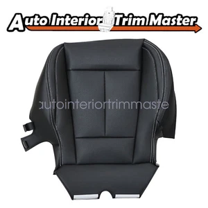 For 2015-2021 Ford F-150 Super Crew Cab DRIVER Side Bottom Seat Cover Black - Foto 1 di 16