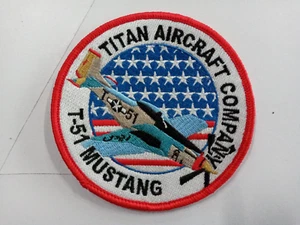 TITAN AIRCRAFT COMPANY T-51 MUSTANG PATCH - Bild 1 von 2
