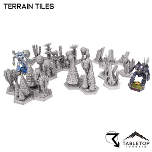 HEXTECH Terrain Tiles - 6mm - Small Scale Mech Wargames 6mm 8mm - Picture 1 of 10