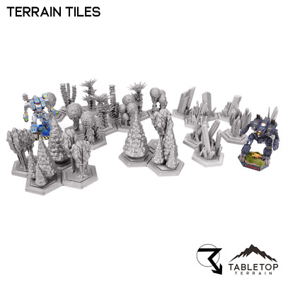 HEXTECH Terrain Tiles - 6mm - Small Scale Mec...