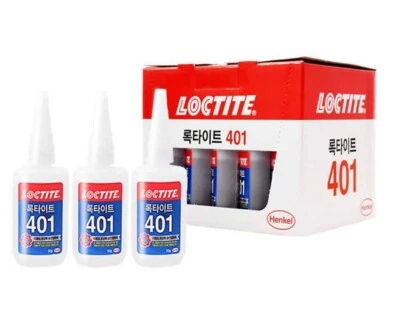 50 g x 10 pièces) bouteille adhésive instantanée Henkel Loctite 401 super col...