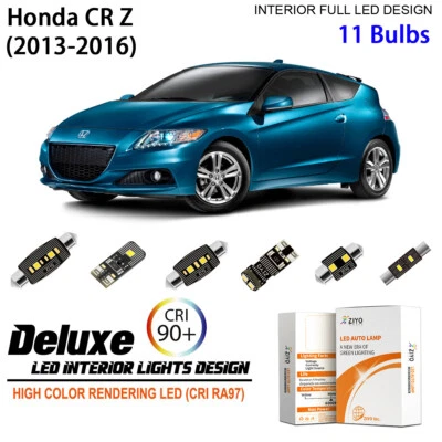 Комплект светодиодных внутренних фар для Honda CR-Z CRZ 2010-2016 годов выпуска с белой светодиодной лампой модернизация - Изображение 1 из 4