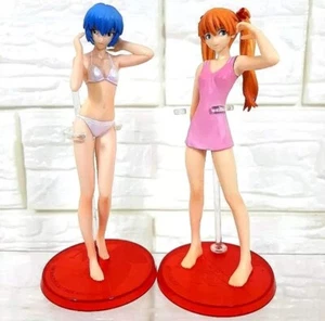 EVA EVANGELION NEON GENESIS REI AYANAMI ASUKA BADEANZUG FIGUR BANDAI SET 2 - Bild 1 von 11