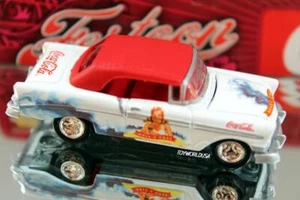 Johnny Lightning Coca Cola Festoon 1956 Chevy Bel Air Convertible #2 - Picture 1 of 1