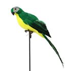 Colorful Foam Feather Parrot Decoration Realistic Simulation Bird Accent