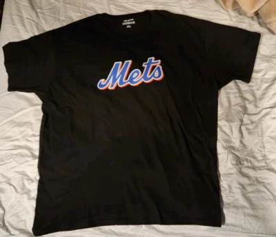 Camiseta masculina Mookie Wilson New York Mets XXL preta nova sem etiquetas - Imagem 1 de 2