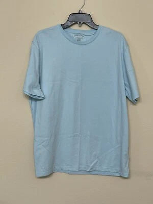 Camiseta básica manga corta cuello redondo azul claro Amazon Essentials para hombre s XL Foto 1 de 4