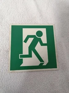 Notausgang Fluchtweg Rettungsweg Notausgang Schild Kunststoff , Nummer 509103 - Picture 1 of 2