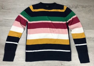 Halogen Sweater Multicolor Stripes Longsleeve Women’s Size Medium - Picture 1 of 12