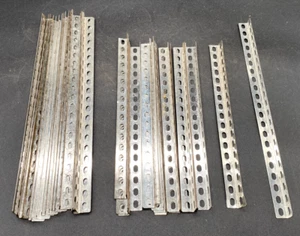 (20) 21 HOLE & (20) 17 HOLE ANGLE GIRDER A.C. GILBERT ERECTOR PARTS, USED - Picture 1 of 4