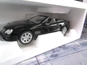 MERCEDES BENZ SL 500SL 500 - 2003 R230 Roadster nero nero 183840 Norev 1:18 - Foto 1 di 6