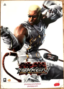 Tekken Dark Resurrection RARE PSP 50cm x 70cm Promotional Poster #1 - Picture 1 of 2