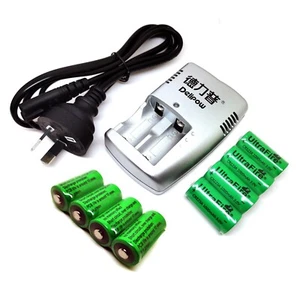 3.0V 1000mAh Battery / Charger For UltraFire CR123 CR123A 17335 17345 AUS STOCK - Picture 1 of 13