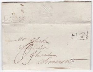 1836 DORCHESTER PENNY POST No 2? R/H HENRY NORMAN AT EVERSHOT TO RENT PROPERTY - Picture 1 of 2