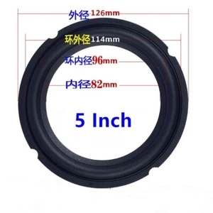 126 mm Lautsprecher Surrounder Gummi Tieftöner Kante für 5" 5 IN/ZOLL Lautsprecher - Bild 1 von 3