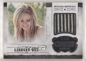 2014 Panini Country Music Musician Materials Silver /196 Lindsay Ell #M-LE 00y3