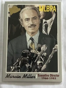2005 Topps All-Time Fan Favorites Marvin Miller #80 HOF - Picture 1 of 2