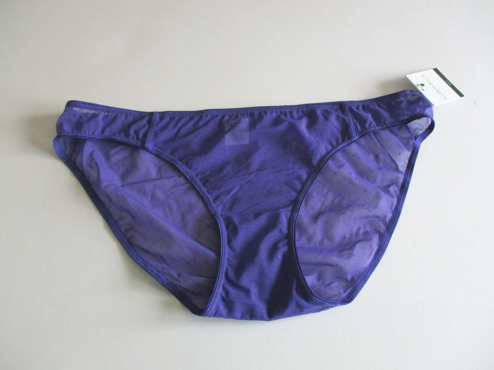 Calvin Klein Seductive Comfort Illusion Bikini F3695   S, M, L MSRP $22.00 NWT - Image 1 of 1