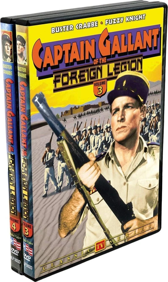 Captain Gallant of the Foreign Legion – Volumes 3 & 4 (DVD) (US IMPORT) - Image 1 of 1