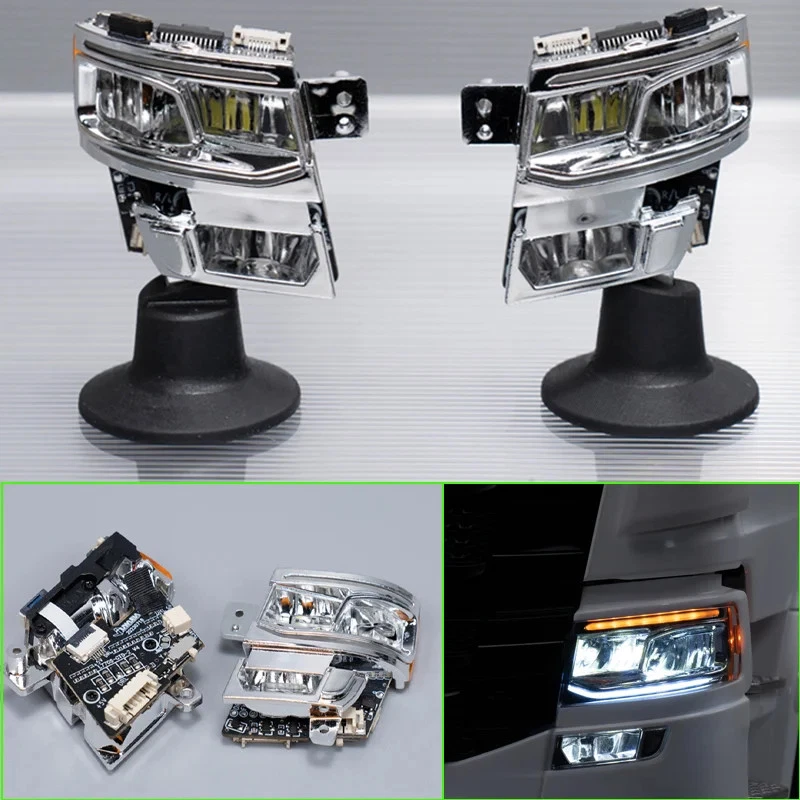 Plastik Beleuchtungssystem Für 1/14 Tamiya RC LKW Sacnia 770S 56368 56371 - Bild 1 von 4