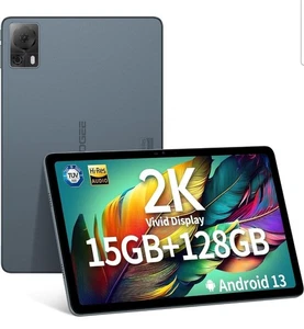 DOOGEE T20S Tablet, 15GB+128GB/1TB TF, 7500mAh 10.4 Inch Android 13 4G Dual SIM - Picture 1 of 5
