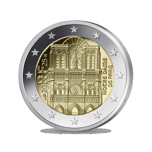 2€ UNC France 2025 Notre Dame De Paris - Afbeelding 1 van 1