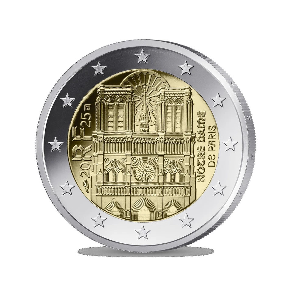 2€ UNC France 2025 Notre Dame De Paris - Immagine 1 di 1