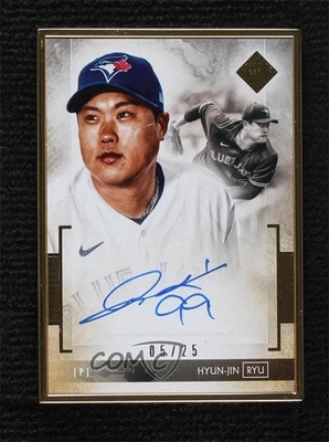 2020 Topps Transcendent Collection 5/25 Hyun-Jin Ryu #TCA-HJR Auto - Image 1 of 3