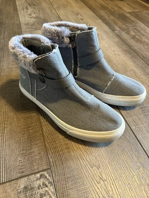 Botines de algodón Blowfish Malibu piel sintética gris para mujer talla 8,5 Foto 1 de 4