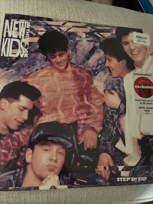 New Kids On The Block NKOTB - Step By Step Limited White Color Vinyl LP sealed - Image 1 of 2