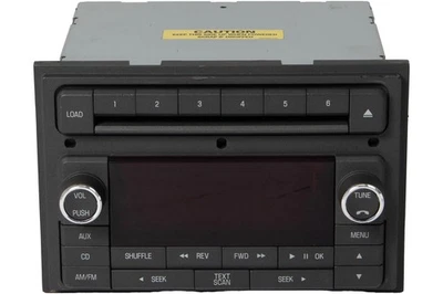 Lincoln MKX 2009-2010 radio AM FM de 6 discos reproductor de CD MP3 número de modelo 9A1T18C815AB Foto 1 de 4