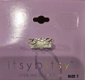 New itsybitsy Sterling Silver Ring Twisted Design From Jcpenny Size 7 - Picture 1 of 3