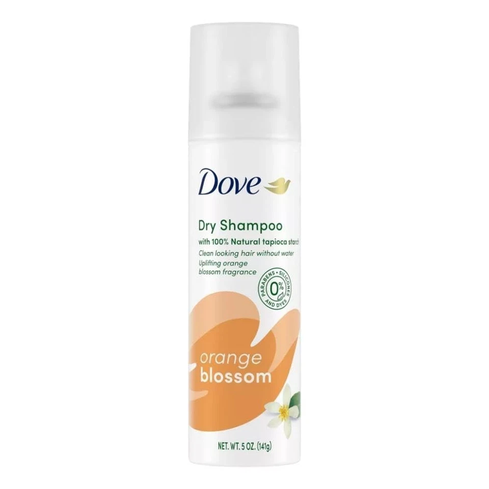 2 Pack Dove Tropical Fresh Tangerine Damage Expert Advanced Dry Shampoo 5oz.