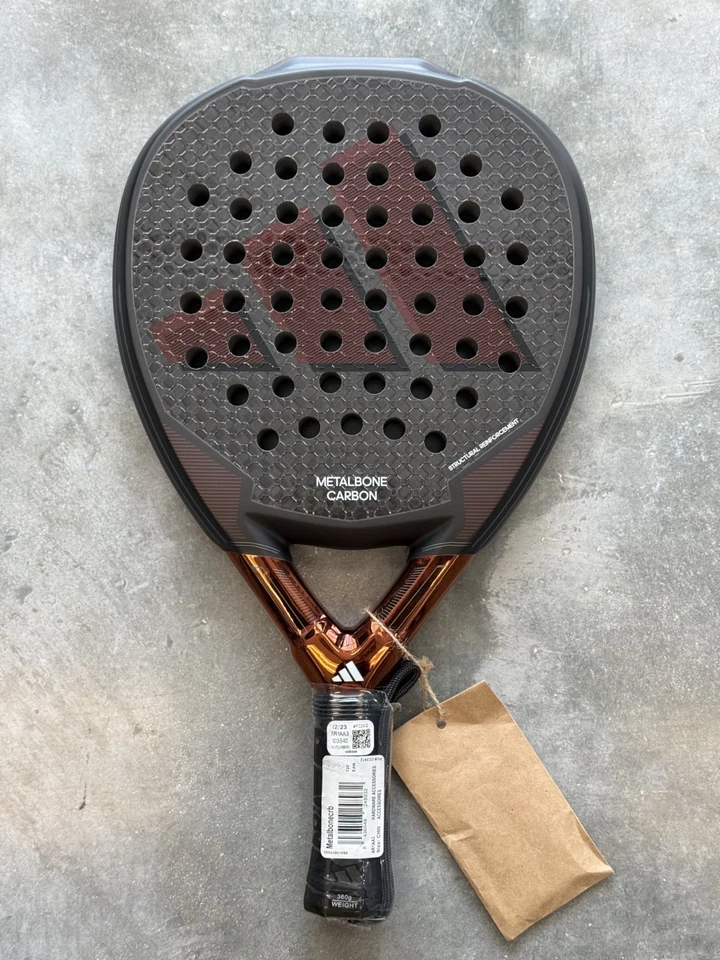 Adidas Metalbone Carbon 3.3 AR1AA3 Padel Racket Unisex Black Bronze 38mm Beam