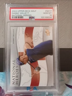 Danny Willet 2024 Upper Deck Golf Natonal Heroes PSA 10 - Image 1 of 2