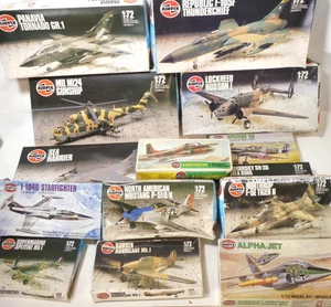 Airfix Aircraft 1980s Model Kits 1:72 Multi Choice [Complete No Decals] - Picture 1 of 192