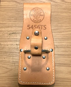 KLEIN TOOLS Leather Tool Sheath Klein 5456TS Klein TOOL Pouch Belt Sheath USA - Picture 1 of 15