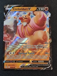Conkeldurr V - Holo Ultra Raro - Pokemon Go 2022 Pokemon #040 TCG Pokemon - Imagen 1 de 2
