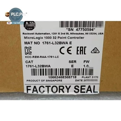Allen-Bradley 1761-L32BWA MicroLogix1000 32 Point Controller  US Free Tax - Image 1 of 4