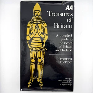 AA Treasures of Britain 4th Edition HB/DJ 700 Photos 200 Drawings 40 Pages Maps - Picture 1 of 7