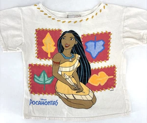 Camiseta Vintage Años 90 Disney Pocahontas Juvenil 5/6 Rara Hecha en EE. UU. - Imagen 1 de 11