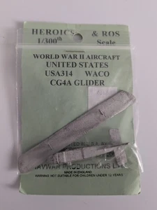 Navwar WW2 Flugzeug USA314 Waco CG4A Segelflugzeug Maßstab 1:300 Wargaming Neu NIP NOS - Bild 1 von 1