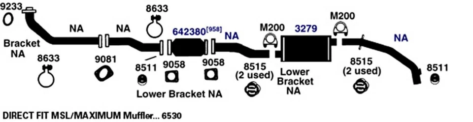 Silenciador de escape delantero para Nissan Quest 2004-2007 Foto 1 de 4