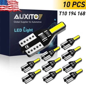 AUXITO 10X T10 Wedge 5W LED Light Bulbs Xenon White 192 158 175 2825 168 194 12V - Picture 1 of 6