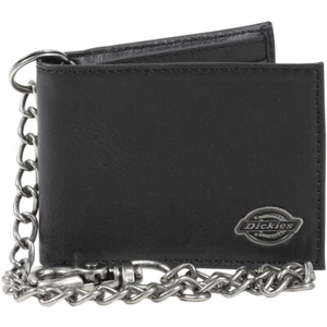 Billetera de cuero de cadena doble plegable para hombre Dickies - Imagen 1 de 7