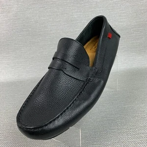 Marc Joseph Driving Penny Halbschuhe schwarz Leder rund Mokassinnaht Schuhe Größe 11 - Bild 1 von 11