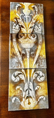 Victorian Providential Partial Torch Design Panel - 6 Tiles Included Cover