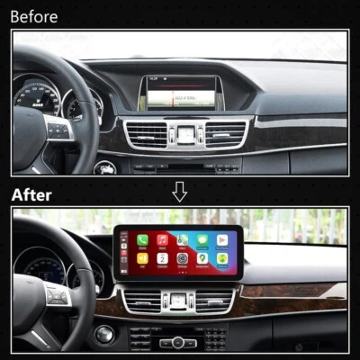 12.3" For Mercedes Benz E class W212 2009-2015 Android Screen Apple CarPlay GPS - Image 1 of 4
