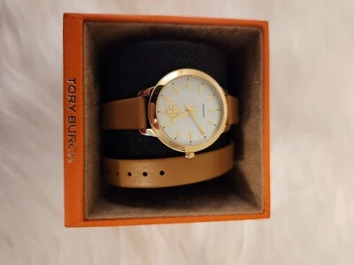 Кожаный двойной ремешок Tory Burch Collin - Изображение 1 из 3